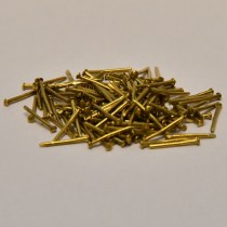 MANTUA # 42603 - BRASS NAILS - .7x12mm - FOR MODEL SHIP