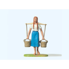 PREISER # 47104 - FARM GIRL - 1:25 SCALE PLASTIC FIGURE