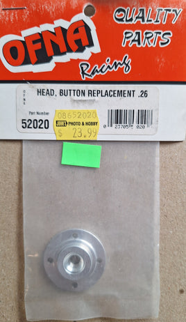 OFNA RACING - 52020 - HEAD, BUTTON REPLACEMENT .26