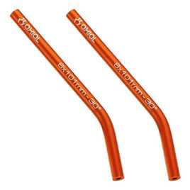 AXIAL - Threaded Aluminum Pipe 6 x 101mm - 30 degree Angle - Orange - SCX Honcho - AX30449