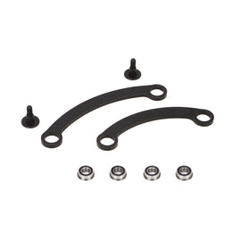 TEAM LOSI - TLR244005 - STEERING RACK SET W/BEARINGS, SHORT/LONG: 8B 3.0