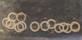 LOSI -TEAM LOSI A6918 - 3/16 X 3/8 TEFLON SEALS AND CLIPS (16 PCS)