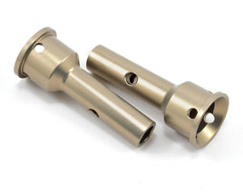 TEAM LOSI - LOSB3223 - FRONT/REAR STUB AXLES, ALUMINUM HARD ANODIZED - 5T