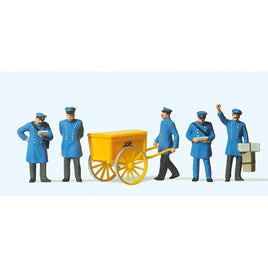 PREISER # 12198  - POST OFFICIALS, AROUND 1900 - 1:87/HO SCALE