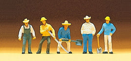 PREISER # 10031  - TRACK WORKERS - 1:87/HO SCALE