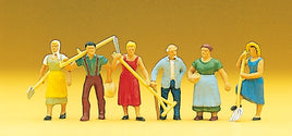 PREISER # 10040  - FARM WORKERS - 1:87/HO SCALE