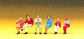 PREISER # 10096 - SEATED PERSONS  - 1:87/HO SCALE