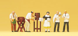 PREISER # 10210 - INNKEEPERS, WAITERS, WAITRESS  - 1:87/HO SCALE