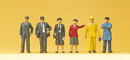 PREISER # 10244 - RAILWAY PERSONNEL, BELGIAN - 1:87/HO SCALE