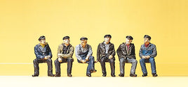 PREISER 10351 - SEATED WORKERS - 1:87/HO SCALE
