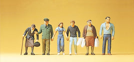 PREISER 10378 - PASSERS-BY WITH POLICE OFFICER - 1:87/HO SCALE