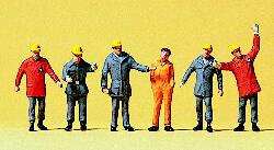 PREISER # 10458 - THW WORKERS - 1:87/HO SCALE