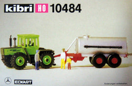 KIBRI # 10484 - MB TRACTOR WITH TANKER TRAILER - HO Scale