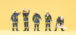 PREISER # 10486 - FIREMEN - 1:87/HO SCALE