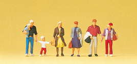 PREISER # 10517 - WALKING TRAVELERS - 1:87/HO SCALE