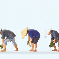 PREISER # 10574 - 'AT THE RICE FIELD (2)' - 1:87/HO SCALE