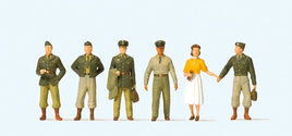 PREISER # 10594 - '1950's US SOLDIERS' - 1:87/HO SCALE