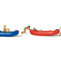 PREISER # 10705 - 'YOUTH WITH BOATS' - 1:87/HO SCALE