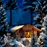 Busch # 1085 - Winter Cottage - HO Scale