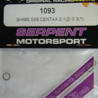 SERPENT # 1093 - CENTAX SHIM SET