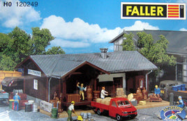 FALLER # 120249 - STORAGE DEPOT - HO SCALE KIT