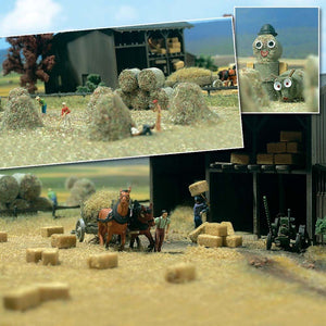 Busch 1212 - Hay and Straw Bales - HO scale