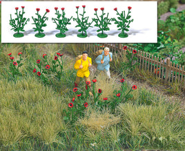 Busch 1255 - Poppy Flowers -  HO scale