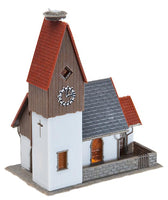 Faller # 130236 - HO Scale Plastic Model Kit - Village Church
