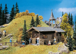 Faller # 130242 - HO Scale Plastic Model Kit - Mountain Chapel