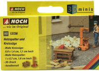 NOCH 13726 - WOOD SPLITTER AND CIRCULAR SAW - HO SCALE KIT