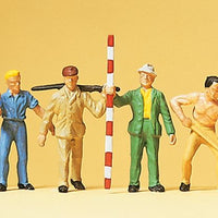 PREISER # 14030  - 'ROAD WORKERS'  - 1:87/HO SCALE
