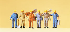 PREISER # 14033  - 'TRACK WORKERS'  - 1:87/HO SCALE