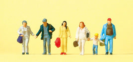 PREISER # 14042 - 'WALKING PASSERS-BY'  - 1:87/HO SCALE