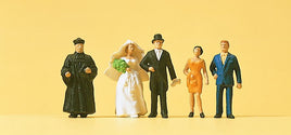 PREISER # 14057 - 'WEDDING GROUP, PROTESTANT'  - 1:87/HO SCALE