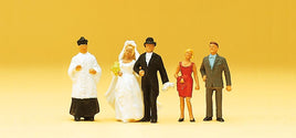 PREISER # 14058 - 'WEDDING GROUP, CATHOLIC'  - 1:87/HO SCALE