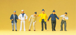 PREISER # 14063 - 'SHIP'S CREW'  - 1:87/HO SCALE
