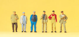 PREISER # 14087 - 'WALKING WORKERS'  - 1:87/HO SCALE