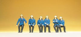 PREISER # 14207 - SEATED FIREMEN - 1:87 SCALE