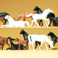 PREISER # 14407 - HORSES - 1:87 SCALE