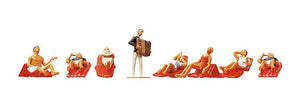 FALLER # 151019 -'RESTING PEOPLE' HO SCALE FIGURES