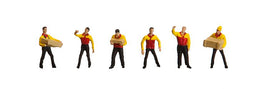 FALLER # 151071 - 'DHL TRANSPORT WORKERS' -  HO SCALE FIGURES