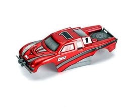 LOSI # LOSB1550 - MICRO DESERT TRUCK PAINTED BODY SET - CANDY RED