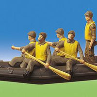 FALLER # 156014 - 'RUBBER DINGHY ENGINEERS' -  HO SCALE FIGURES