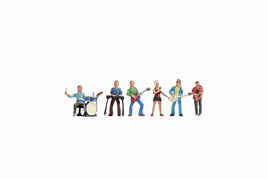 NOCH 15839 - MUSIC BAND - HO SCALE PLASTIC FIGURES
