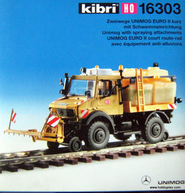 KIBRI # 16303 - UNIMOG WITH SPRAYING ATTACHMENT - HO Scale