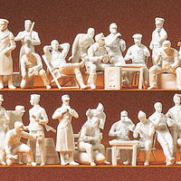 PREISER MILITARY # 16502 - PILOTS AND GROUND CREW