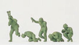 PREISER MILITARY # 16540 - TRENCH MORTAR CREW-GERMAN REICH - HO SCALE PLASTIC MODEL FIGURES