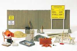 PREISER # 17177 - CONSTRUCTION EQUIPMENT - HO SCALE KIT