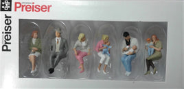 PREISER # 65327 - SEATED PEOPLE - 1:43 SCALE