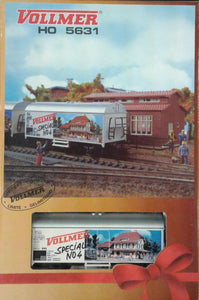 VOLLMER  5631 - Special - Workshop with Vollmer Wagon - HO Scale model Kit